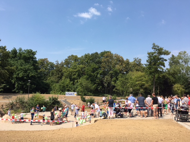 15 Juli 2018 Einweihung des Wasserspielplatzes im Sole-Aktiv-Parks Bad Schönborn
