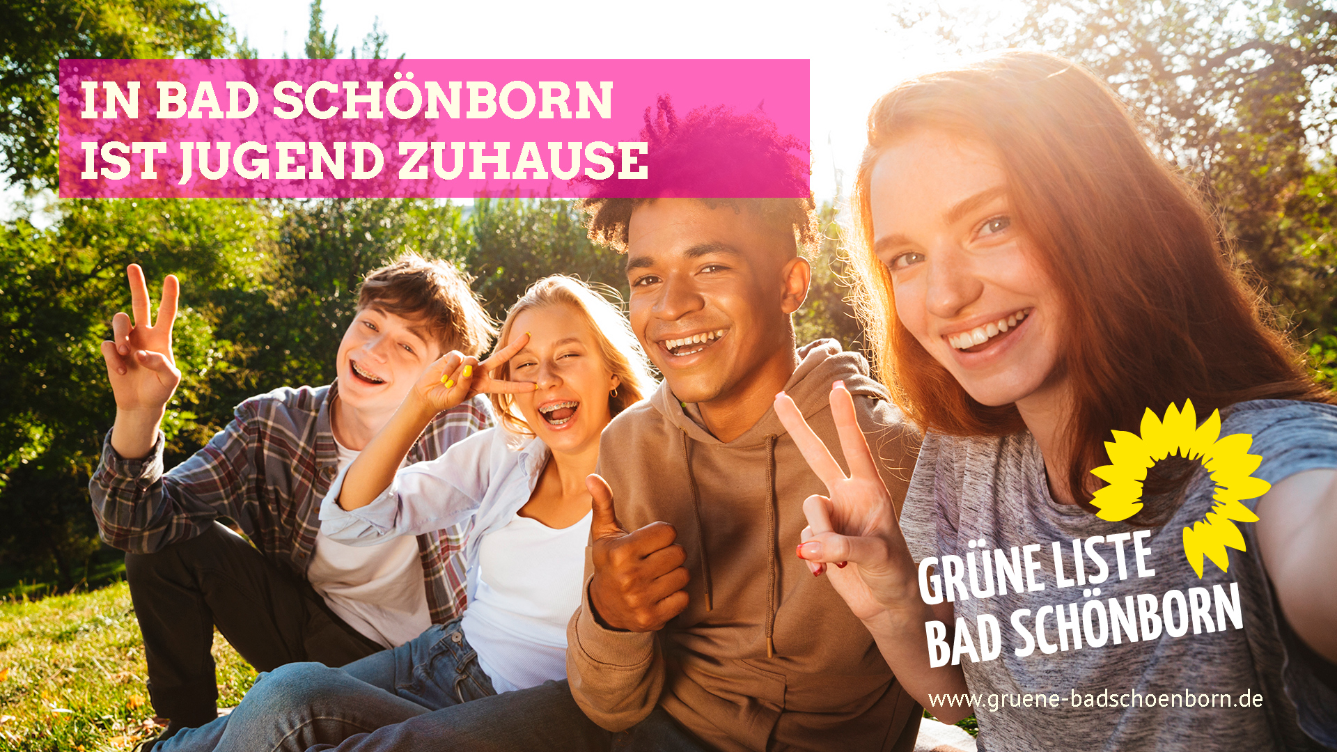 In Bad Schönborn ist Jugend zuhause Grüne Liste Bad Schönborn
