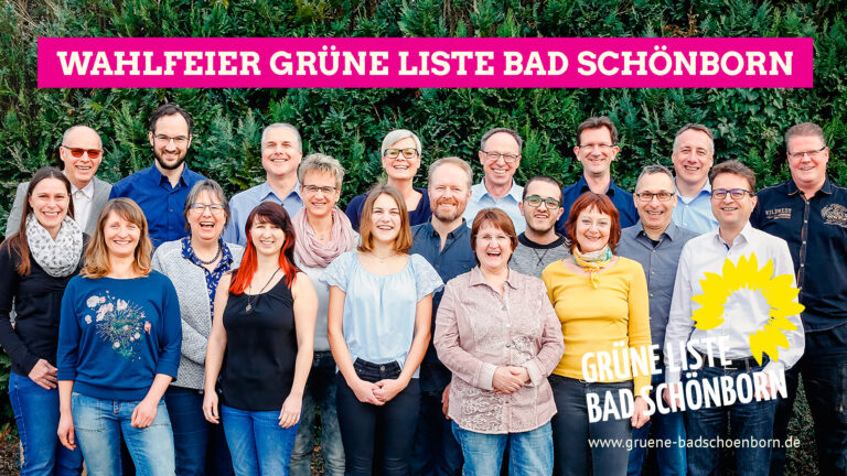 Wahlfeier Grüne Liste Bad Schönborn