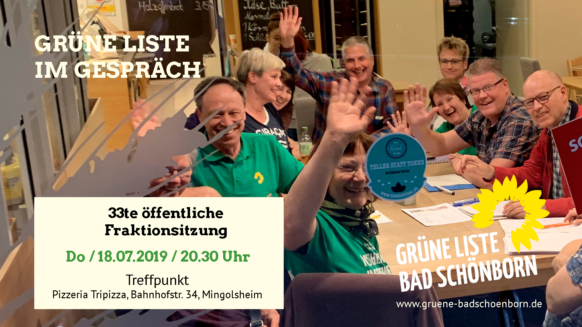 33te öffentliche Fraktionssitzung der Grünen Liste Bad Schönborn