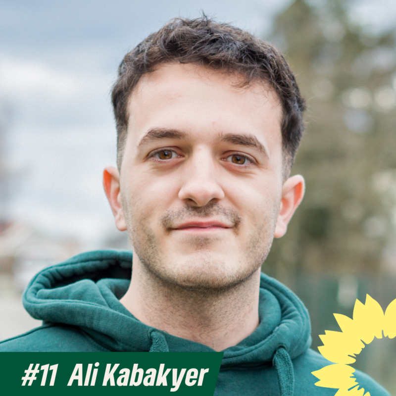 Grüne Liste Listenplatz #11 Ali Kabakyer (Bildrechte: Grüne Liste Bad Schönborn)