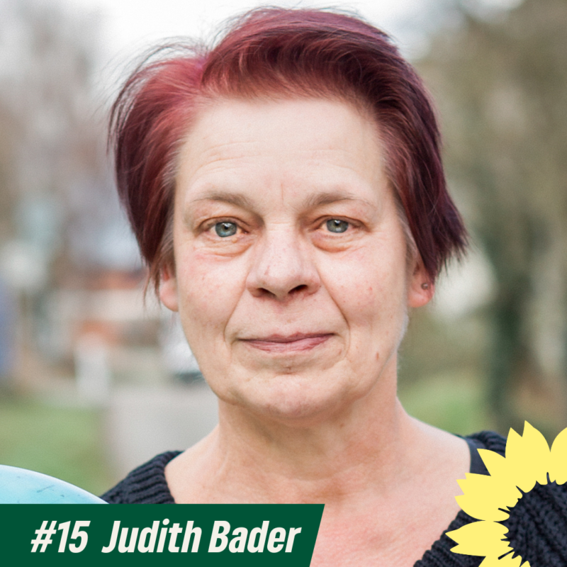 Grüne Liste Listenplatz #15 Judith Bader (Bildrechte: Grüne Liste Bad Schönborn)