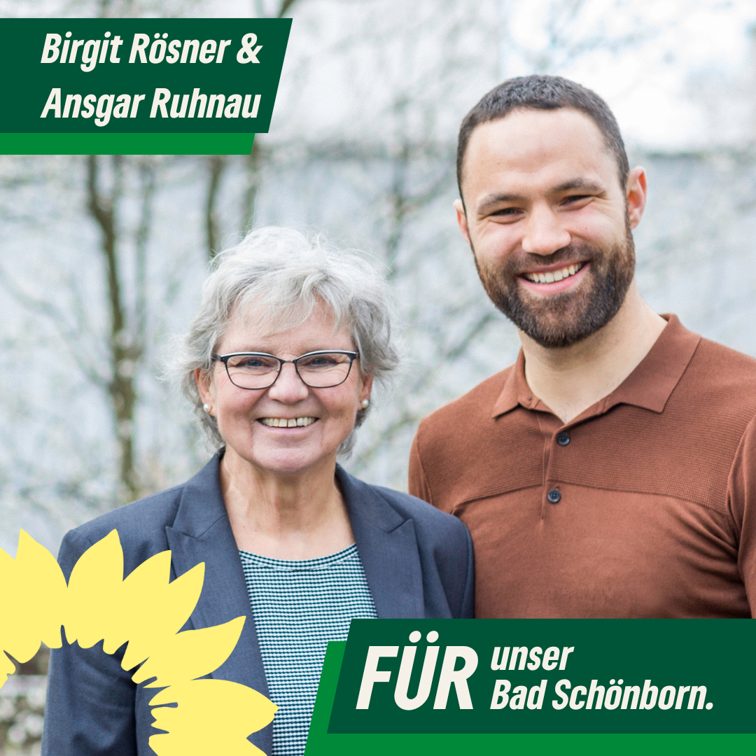 Grüne Liste Birgit Rösner & Ansgar Ruhnau (Bildrechte: Grüne Liste Bad Schönborn)