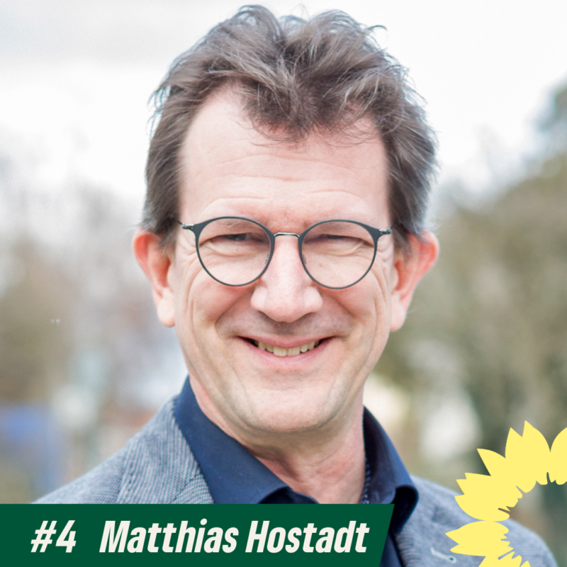 Grüne Liste Listenplatz #4 Matthias Hostadt (Bildrechte: Grüne Liste Bad Schönborn)