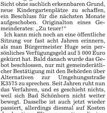 Leserbrief BNN TÃ¼renknallen als Weckruf 13.12.2018 S.27