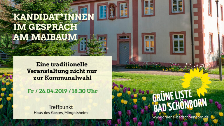 Kandidat*innen am Maibaum
