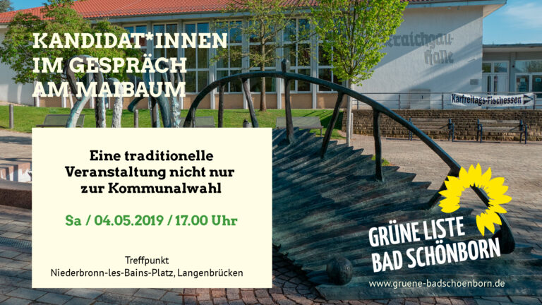 Kandidat*innen am Maibaum