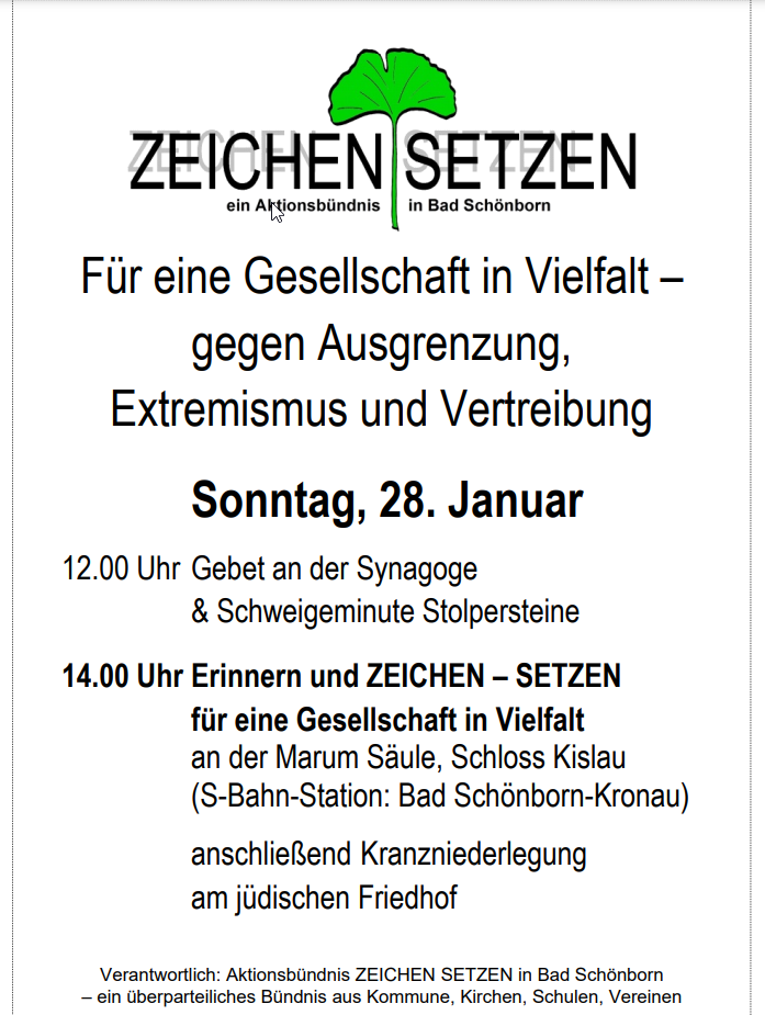 ZEICHEN SETZEN!!!