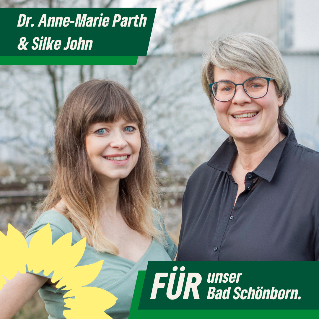 GrÃ¼ne Liste Dr. Anne-Marie Parth & Silke John (Bildrechte: GrÃ¼ne Liste Bad SchÃ¶nborn)
