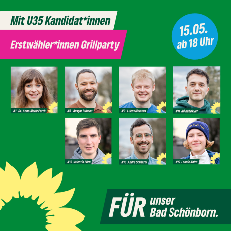 Erstwähler*innen-Grillparty