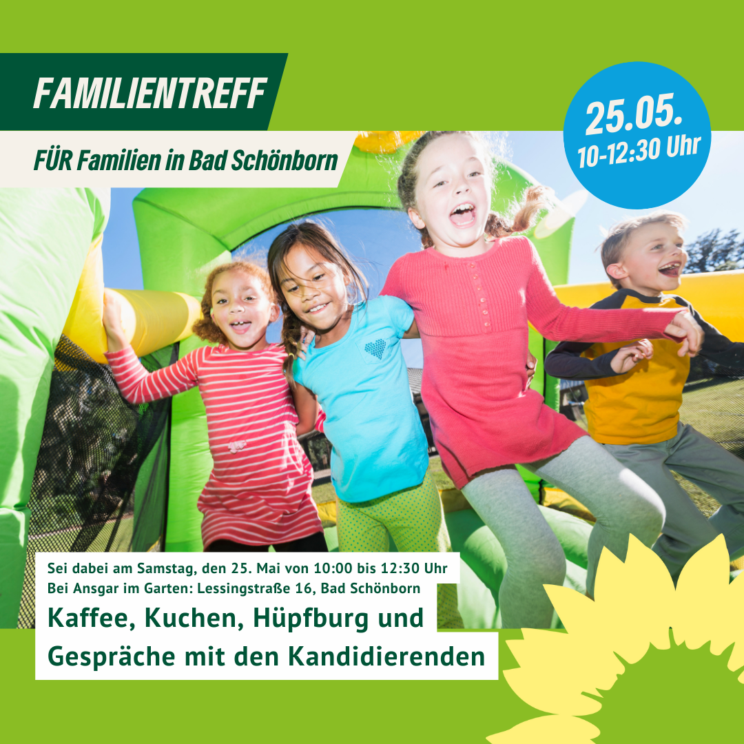 Familientreff bei Ansgar am 25. Mai 2024 FÃœR lebendige Nachbarschaften