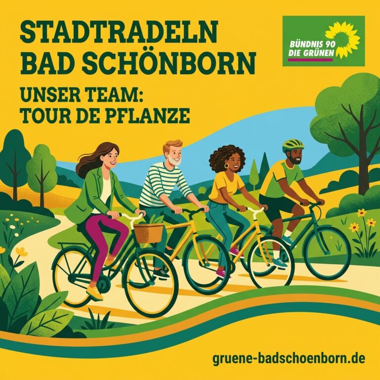 Stadtradeln 2026: Tritt in die Pedale für das Klima mit unserem Team „Tour de Pflanze“! 🌻🚴‍♀️